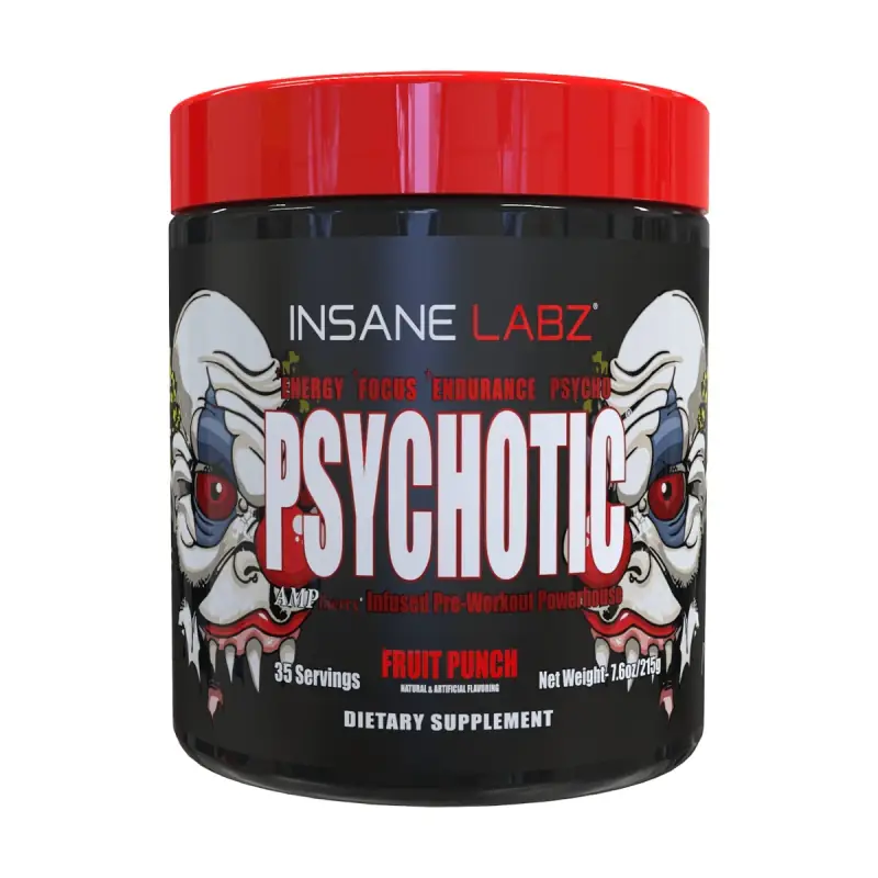 Insane Labz Psychotic 35 servings · Fruit Punch — Pre-Workout