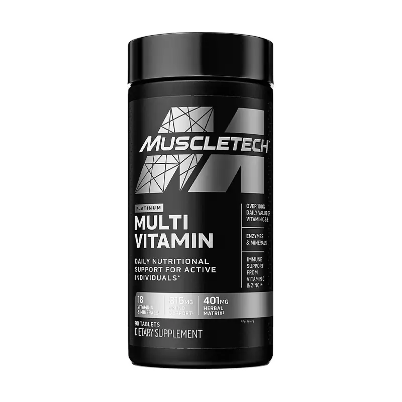 MuscleTech Platinum Multi Vitamin 90 tablets — Multivitamins