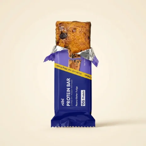 nibl Protein Bar — Peanut Butter Fudge 60g · 15g protein — Healthy Snacks